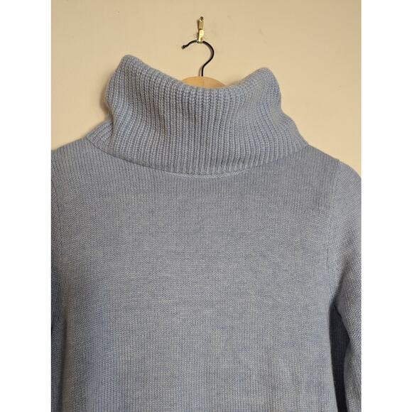 NWT J. Crew Factory Light Blue Turtleneck Sweater - Picture 3 of 6